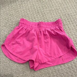 lululemon athletica track that 3 inch Bright Pink Athletic Shorts